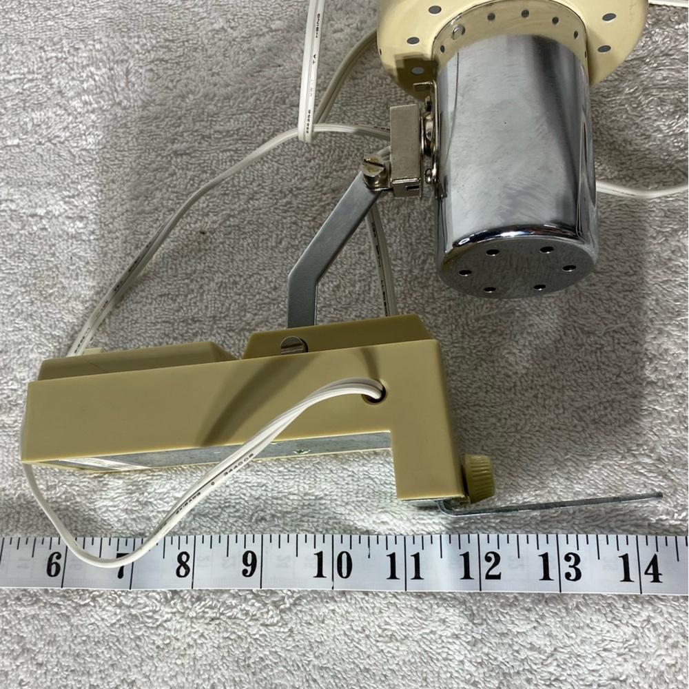 Vintage Beige Clamp On Headboard Reading Lamp - Picture 13 of 13